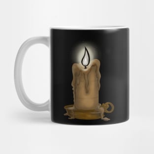 Black Flame Candle Mug